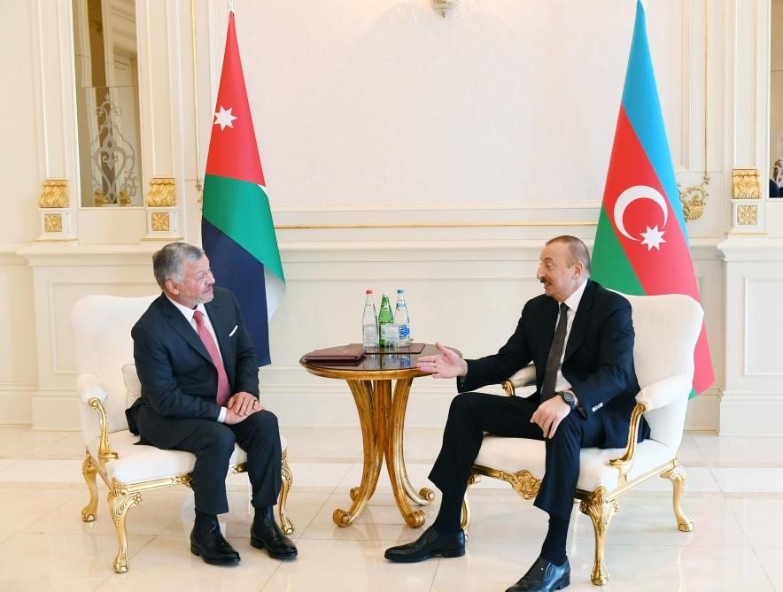 Azərbaycan Prezidentinin İordaniya Kralı ilə təkbətək görüşü olub (FOTO) (YENİLƏNİB)
