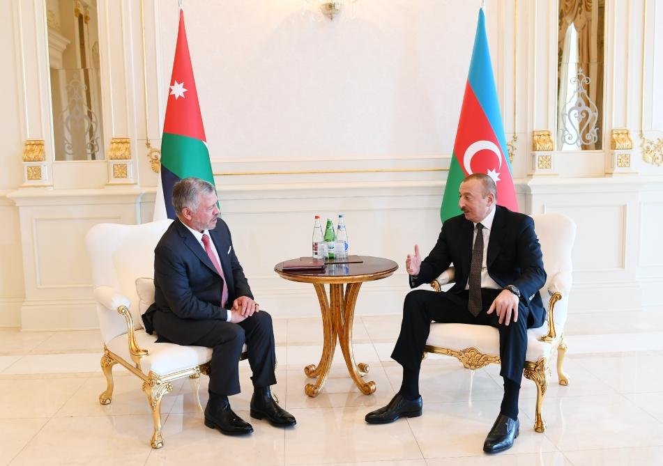 Azərbaycan Prezidentinin İordaniya Kralı ilə təkbətək görüşü olub (FOTO) (YENİLƏNİB)