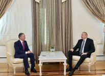 Prezident İlham Əliyev Qazaxıstan Parlamenti Məclisinin Sədrini qəbul edib (FOTO) (YENİLƏNİB)