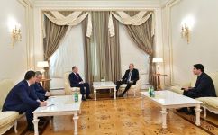 Prezident İlham Əliyev Qazaxıstan Parlamenti Məclisinin Sədrini qəbul edib (FOTO) (YENİLƏNİB)