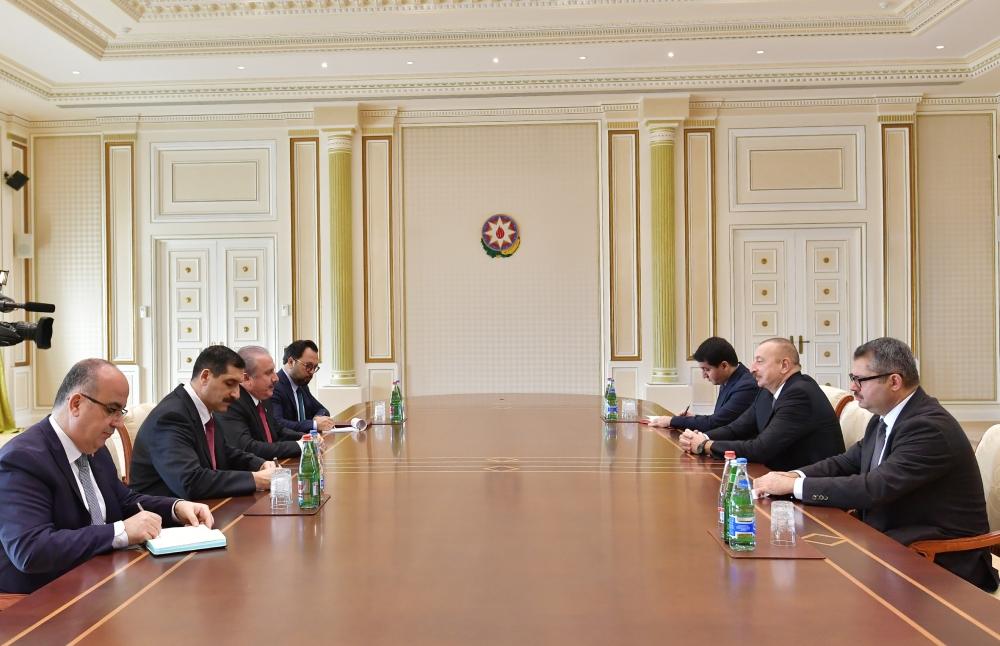 Prezident İlham Əliyev Türkiyə Böyük Millət Məclisinin Sədrini qəbul edib (FOTO) (YENİLƏNİB)