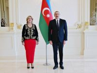 Prezident İlham Əliyev Əlcəzairin Azərbaycanda yeni təyin olunmuş səfirinin etimadnaməsini qəbul edib (FOTO) (YENİLƏNİB)