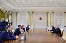 Prezident İlham Əliyev Türkiyənin Ticarət nazirinin başçılıq etdiyi nümayəndə heyətini qəbul edib (FOTO) (YENİLƏNİB)