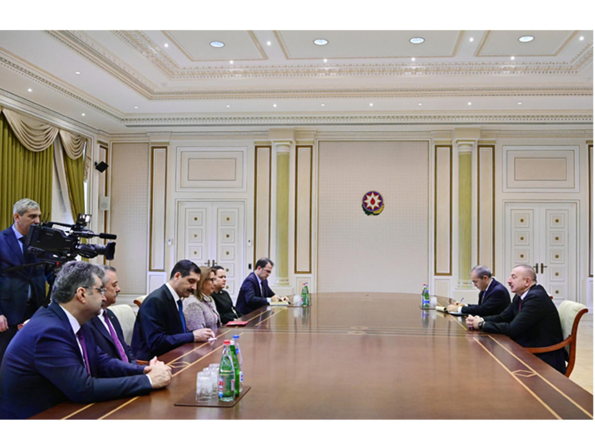 Prezident İlham Əliyev Türkiyənin Ticarət nazirinin başçılıq etdiyi nümayəndə heyətini qəbul edib (FOTO) (YENİLƏNİB)