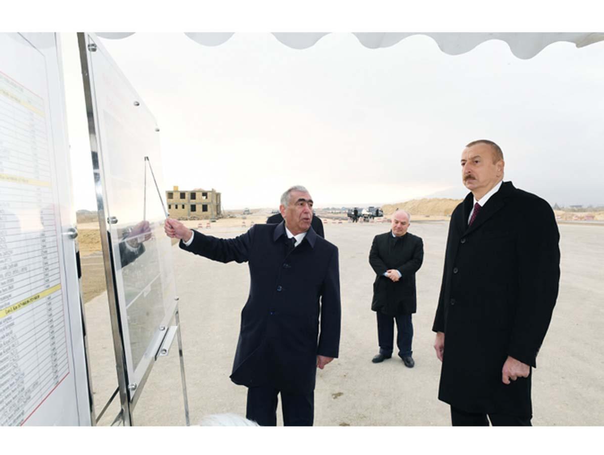 Prezident İlham Əliyev Bakı-Quba-Rusiya ilə dövlət sərhədi yeni avtomobil yolunun tikintisi ilə tanış olub (FOTO) (YENİLƏNİB)