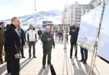 Prezident İlham Əliyev və birinci xanım Mehriban Əliyeva “Şahdağ” Turizm Mərkəzində görülən işlərlə tanış olublar (FOTO/VİDEO) (YENİLƏNİB 2)