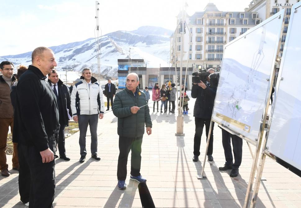Prezident İlham Əliyev və birinci xanım Mehriban Əliyeva “Şahdağ” Turizm Mərkəzində görülən işlərlə tanış olublar (FOTO/VİDEO) (YENİLƏNİB 2)