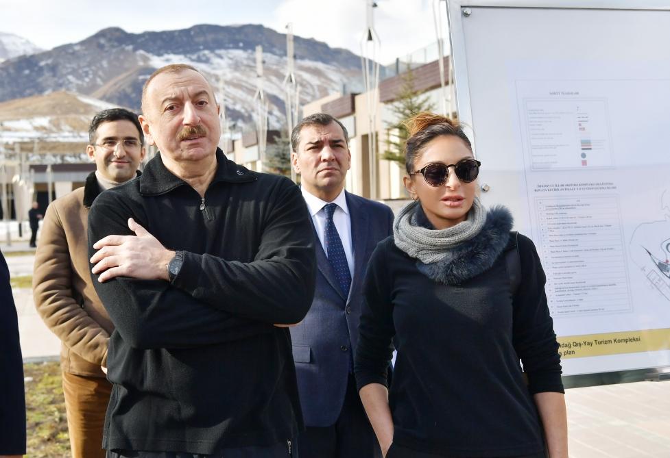 Prezident İlham Əliyev və birinci xanım Mehriban Əliyeva “Şahdağ” Turizm Mərkəzində görülən işlərlə tanış olublar (FOTO/VİDEO) (YENİLƏNİB 2)