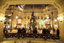 Moskva Yeni ili qarşılamağa hazırlaşır (FOTOREPORTAJ)