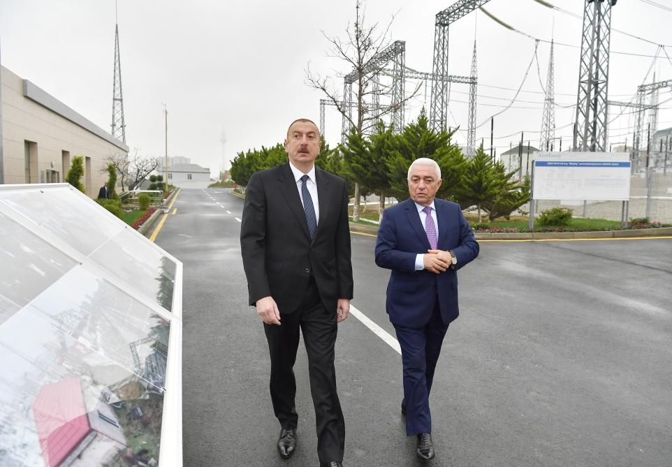 Prezident İlham Əliyev “Azərenerji”nin yenidən qurulan “Müşfiq” və “Zabrat” yarımstansiyalarının açılışında iştirak edib (FOTO) (YENİLƏNİB)