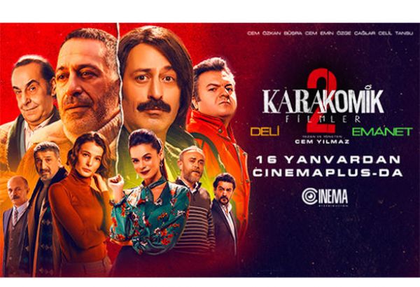 “CinemaPlus”da Cem Yılmazın “Karakomik filmler 2” komediyası (VİDEO)