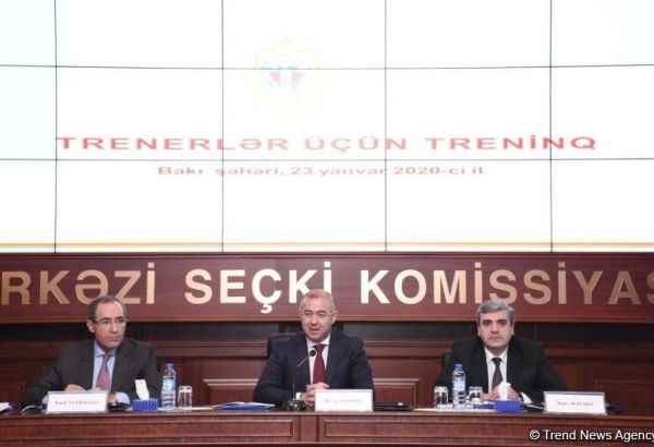 Milli Məclisə seçkilərlə əlaqədar treninqlər başlayıb (FOTO)