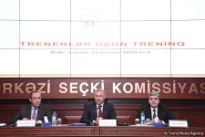 Milli Məclisə seçkilərlə əlaqədar treninqlər başlayıb (FOTO)