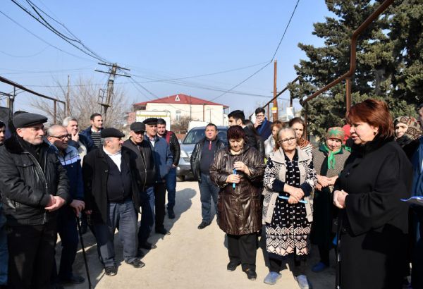 Afət Həsənova seçiciləri ilə görüşüb (FOTO)