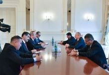 Prezident İlham Əliyev Türkiyə Xarici İşlər nazirini qəbul edib (FOTO) (YENİLƏNİB)