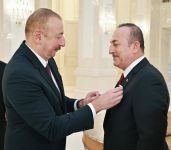 Prezident İlham Əliyev Türkiyə Xarici İşlər nazirini qəbul edib (FOTO) (YENİLƏNİB)