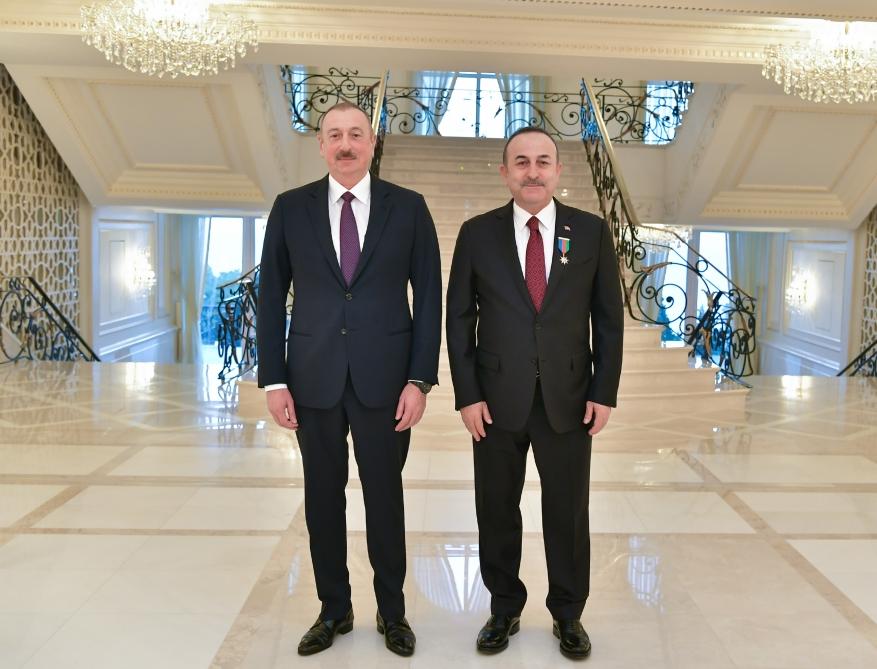 Prezident İlham Əliyev Türkiyə Xarici İşlər nazirini qəbul edib (FOTO) (YENİLƏNİB)