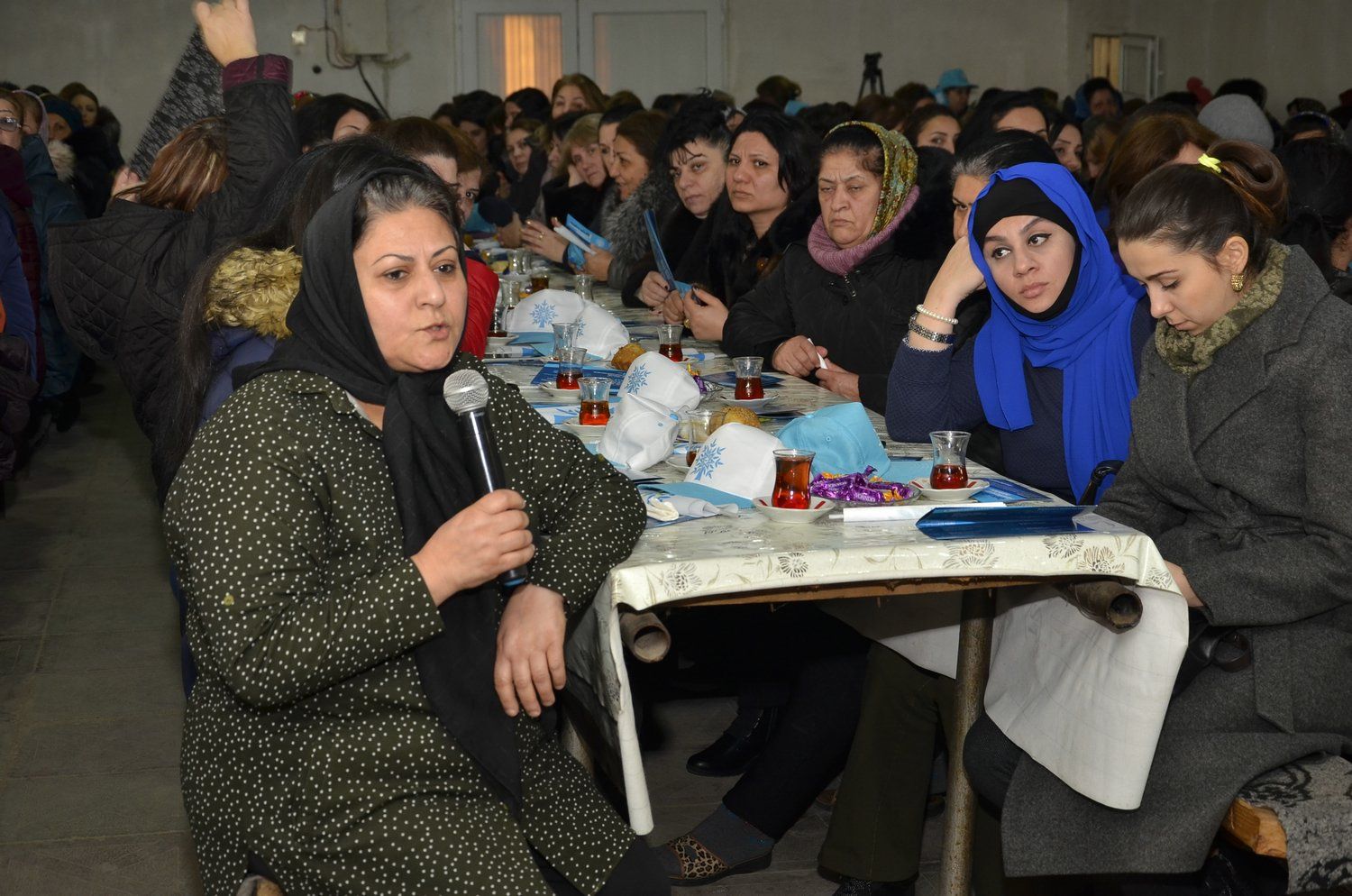 Rauf Əliyev Pirallahı rayon təşkilatının Qadınlar Şurasının üzvləri ilə görüşüb (FOTO)
