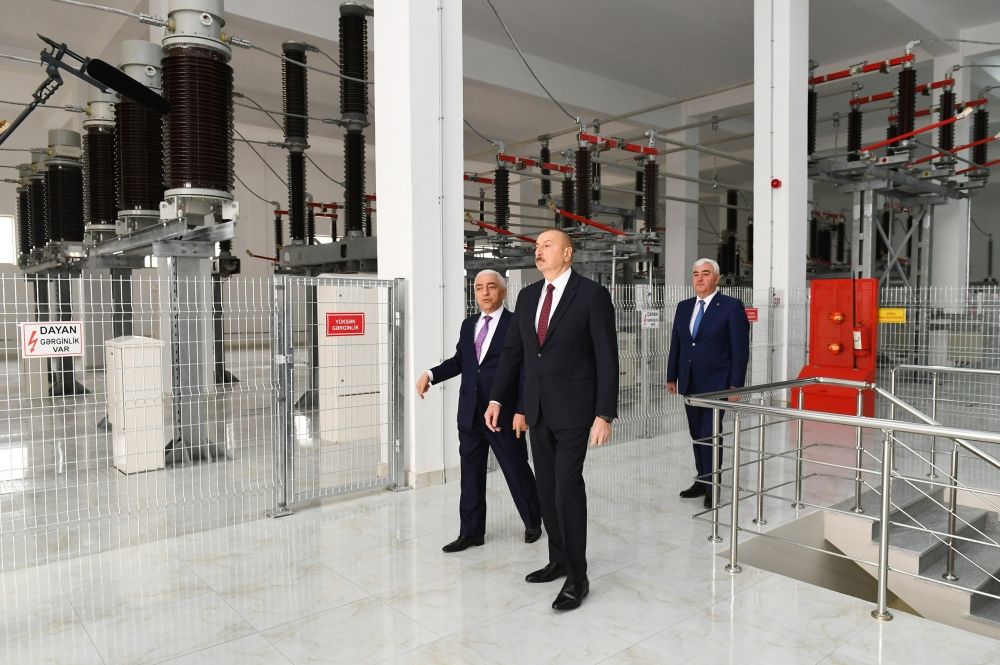Prezident İlham Əliyev "Azərenerji" ASC-nin "Dübəndi" yarımstansiyanın açılışında iştirak edib (FOTO) (YENİLƏNİB)