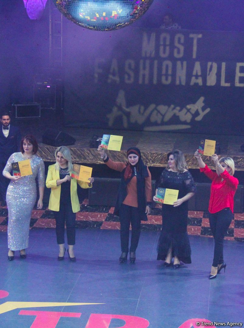 Bakıda "Most Fashionable Awards" Top-5 mükafatlandırma mərasimi keçirilib (FOTO)