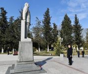 Azərbaycan Prezidenti İlham Əliyev Kürdəmir rayonuna səfərə gəlib (FOTO) (YENİLƏNİB)