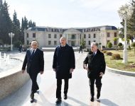 Azərbaycan Prezidenti İlham Əliyev Kürdəmir rayonuna səfərə gəlib (FOTO) (YENİLƏNİB)