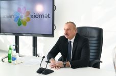 Prezident İlham Əliyev Kürdəmirdə “ASAN xidmət” mərkəzinin açılışında iştirak edib (FOTO) (YENİLƏNİB)