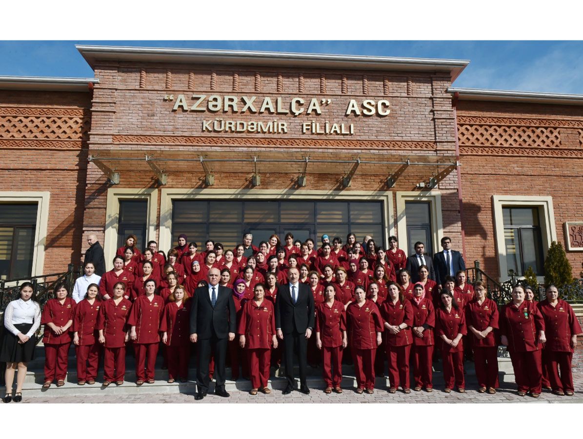 “Azərxalça” ASC-nin Kürdəmir filialının açılışı olub (FOTO) (YENİLƏNİB)