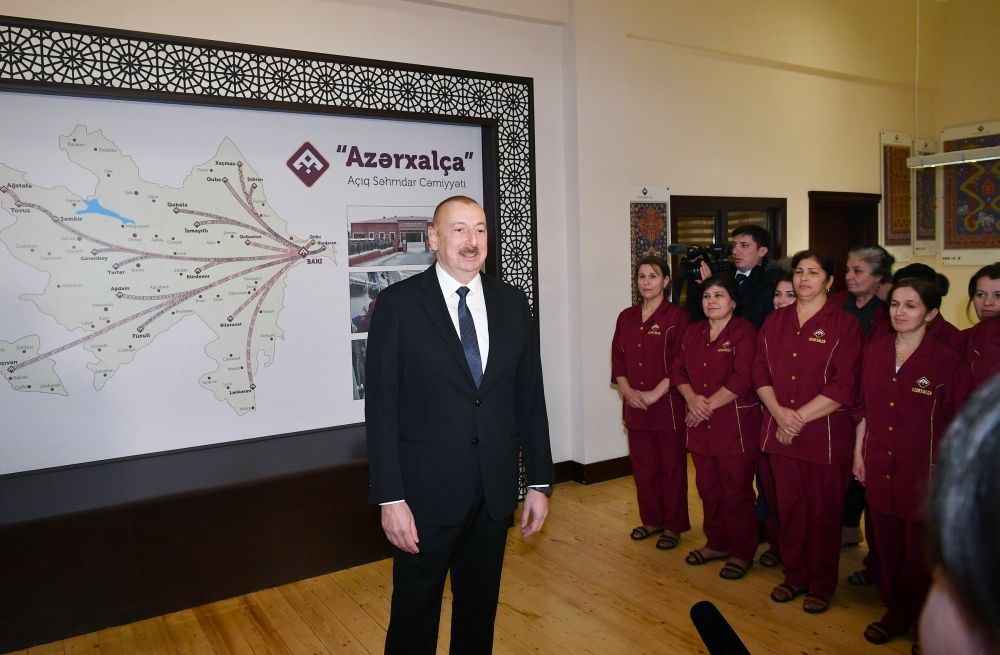 “Azərxalça” ASC-nin Kürdəmir filialının açılışı olub (FOTO) (YENİLƏNİB)
