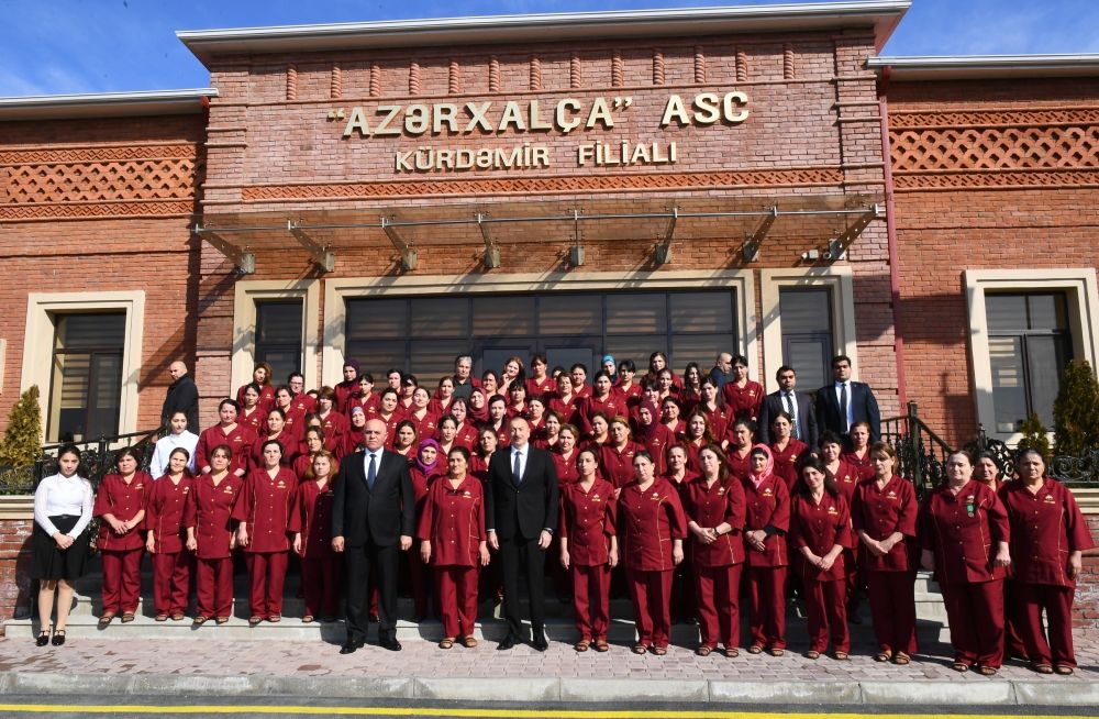 “Azərxalça” ASC-nin Kürdəmir filialının açılışı olub (FOTO) (YENİLƏNİB)
