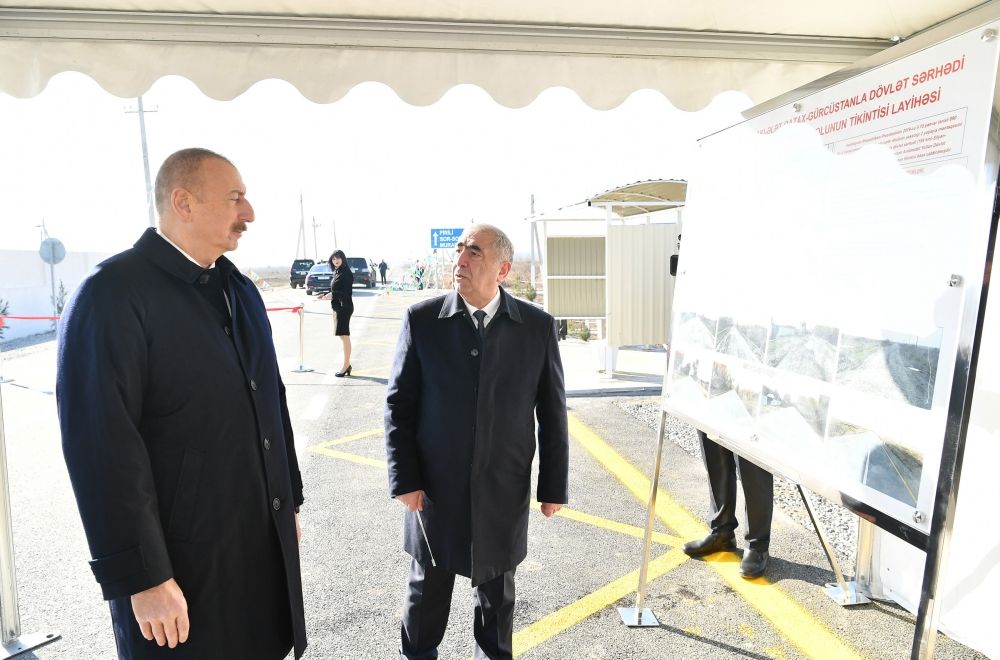 Prezident İlham Əliyev Pirili-Muradxan-Sor-Sor avtomobil yolunun yenidənqurmadan sonra açılışında iştirak edib (FOTO) (YENİLƏNİB)