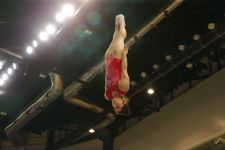 Milli Gimnastika Arenasında batut gimnastikası və tamblinq üzrə Dünya Kubokunun iştirakçılarının podium məşqləri keçirilir (FOTO)