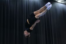 Milli Gimnastika Arenasında batut gimnastikası və tamblinq üzrə Dünya Kubokunun iştirakçılarının podium məşqləri keçirilir (FOTO)