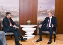 Prezident İlham Əliyev Münxendə Beynəlxalq Qırmızı Xaç Komitəsinin prezidenti ilə görüşüb (YENİLƏNİB) (FOTO)