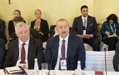 Prezident İlham Əliyev Münxen Təhlükəsizlik Konfransı çərçivəsində “Enerji təhlükəsizliyi” mövzusunda dəyirmi masada iştirak edib (FOTO) (YENİLƏNİB)
