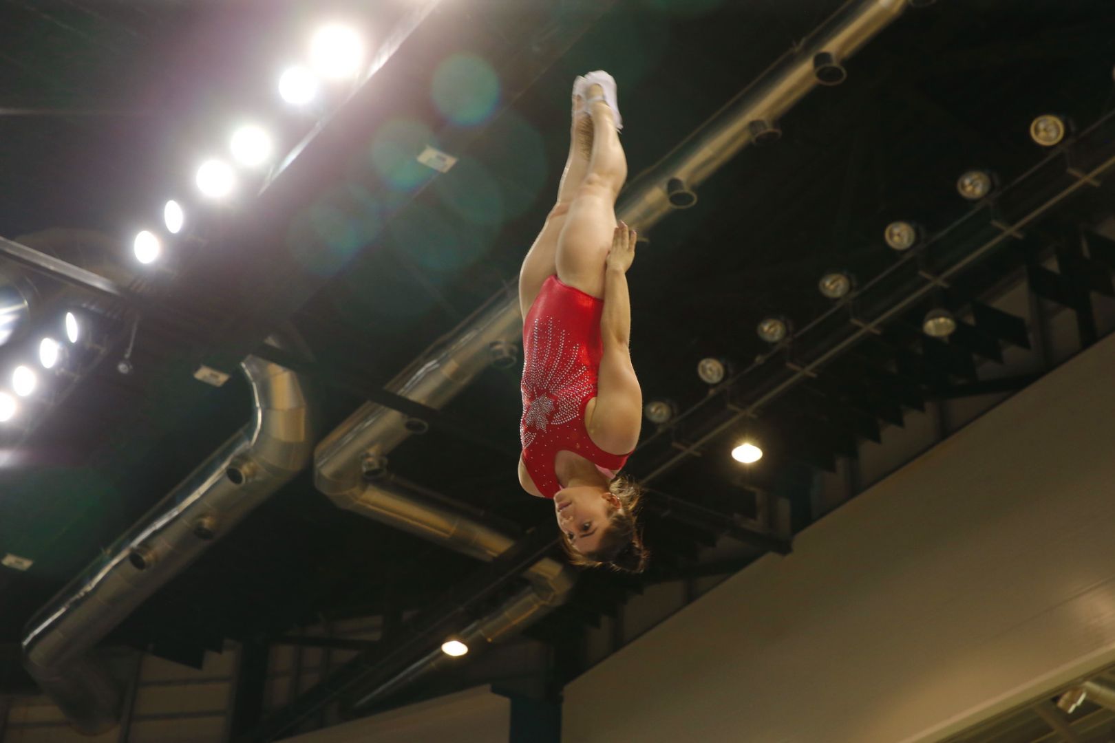 Milli Gimnastika Arenasında batut gimnastikası və tamblinq üzrə Dünya Kubokunun iştirakçılarının podium məşqləri keçirilir (FOTO)
