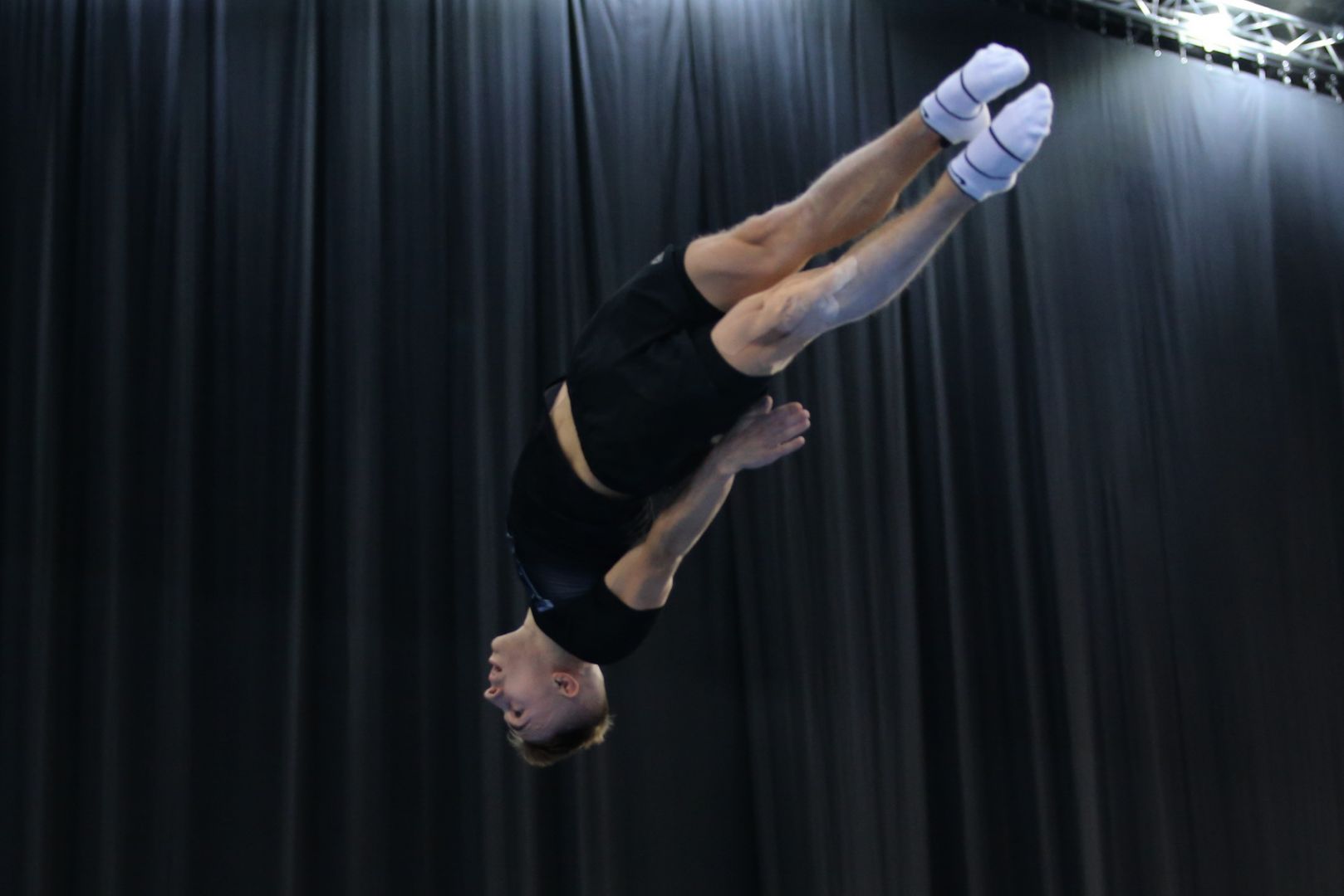 Milli Gimnastika Arenasında batut gimnastikası və tamblinq üzrə Dünya Kubokunun iştirakçılarının podium məşqləri keçirilir (FOTO)