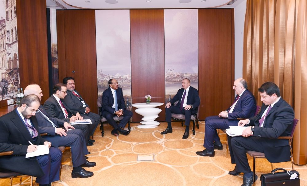 Prezident İlham Əliyev Münxendə Küveyt Dövlətinin Baş Naziri ilə görüşüb (YENİLƏNİB) (FOTO)