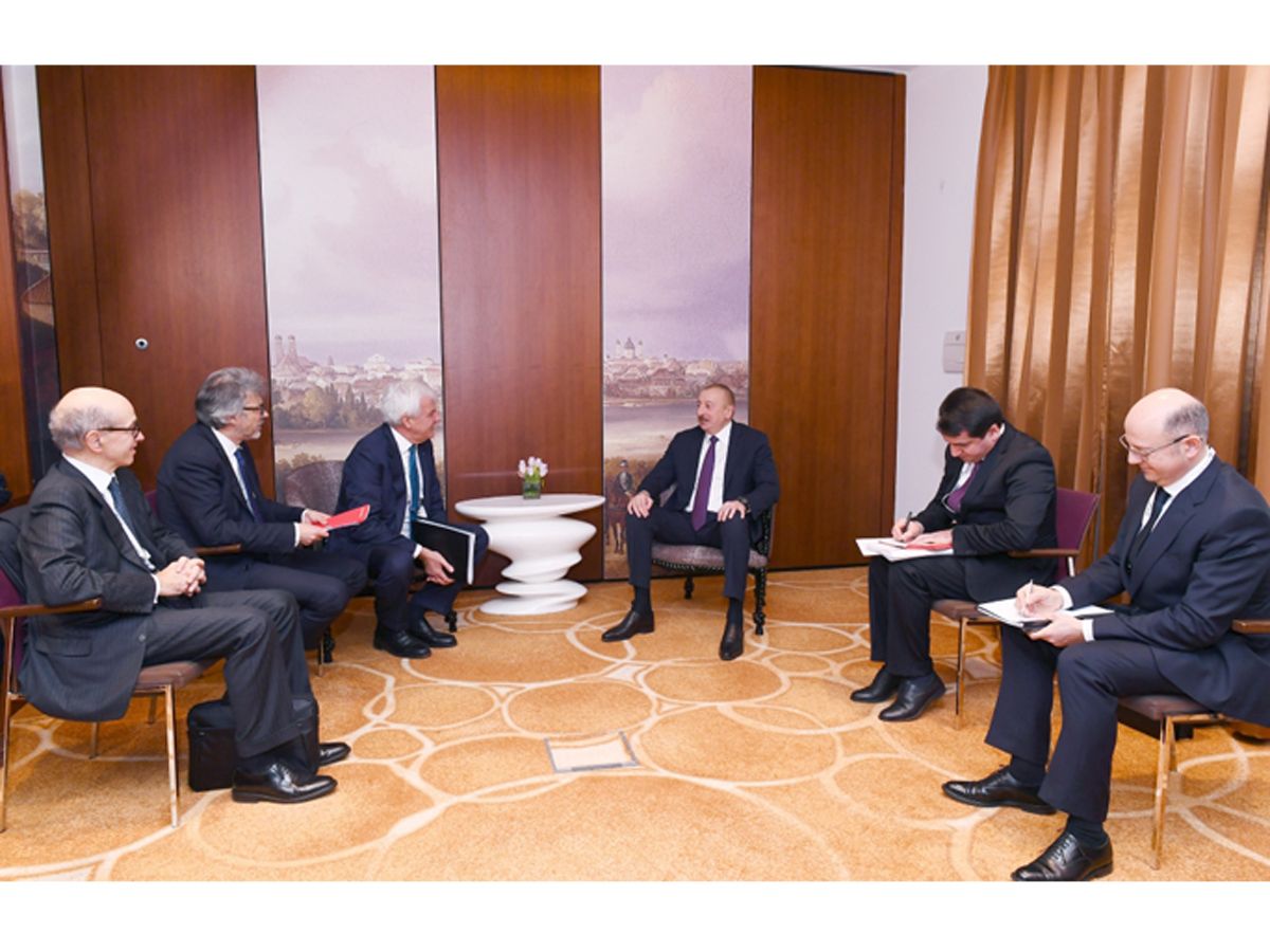 Prezident İlham Əliyevin “Leonardo” şirkətinin baş icraçı direktoru ilə görüşü olub (FOTO)