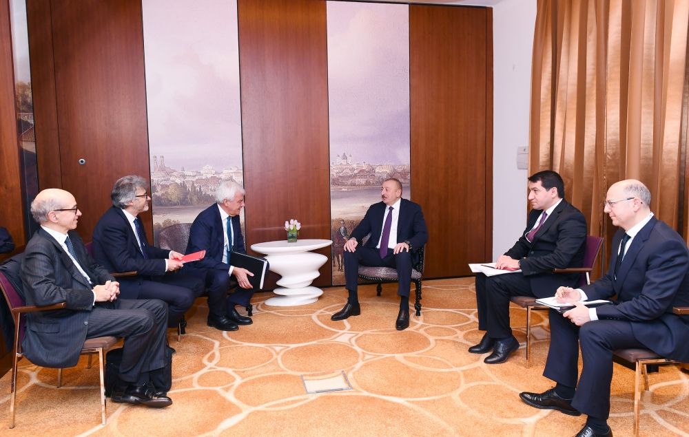 Prezident İlham Əliyevin “Leonardo” şirkətinin baş icraçı direktoru ilə görüşü olub (FOTO)