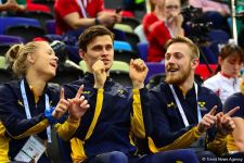 Batut gimnastikası və tamblinq üzrə Dünya Kubokunda tamaşaçıların emosiyaları (FOTO)