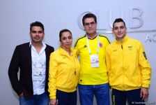 Kolumbiya səfiri batut gimnastikası və tamblinq üzrə Dünya Kuboku çərçivəsində idmançılarla görüşüb (FOTO)