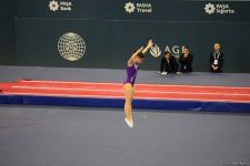 Azərbaycan gimnastı Selcan Maqsudova Dünya Kubokunda öz proqramını təqdim edib (FOTO)