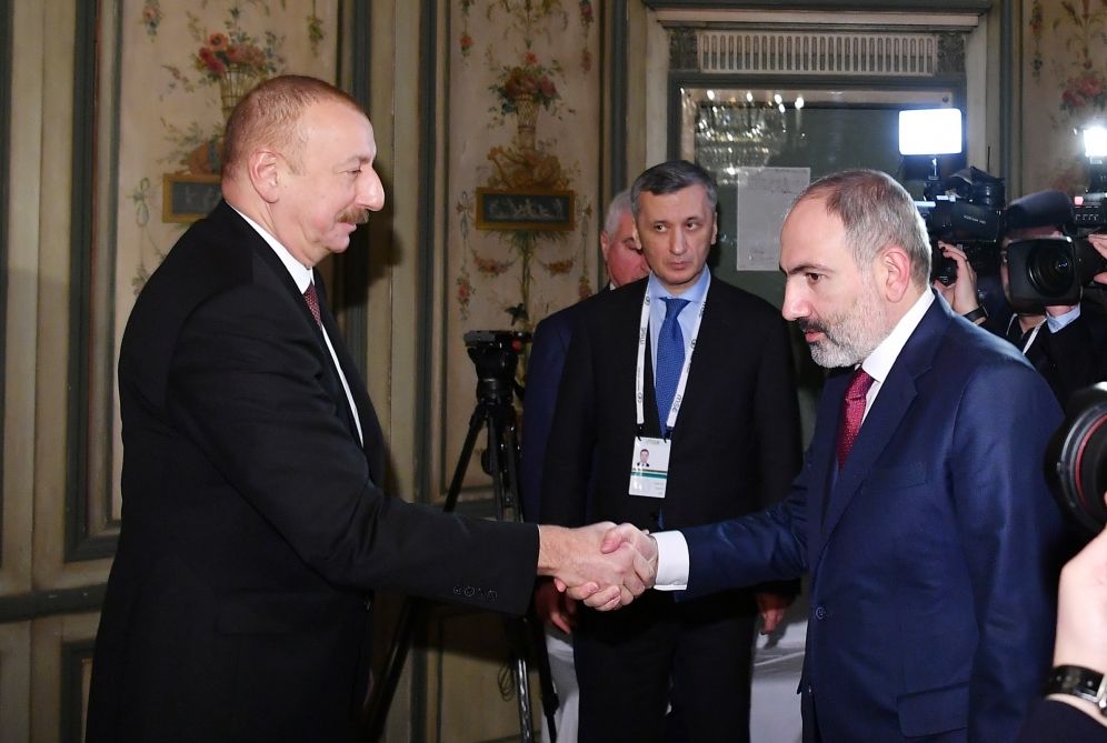 Münxendə Azərbaycan Prezidenti İlham Əliyevin və Ermənistanın baş naziri Nikol Paşinyanın görüşü olub (FOTO) (YENİLƏNİB)