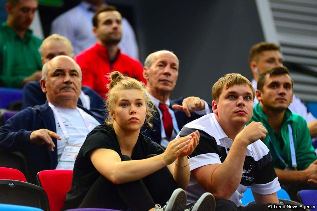 Batut gimnastikası və tamblinq üzrə Dünya Kubokunda tamaşaçıların emosiyaları (FOTO)