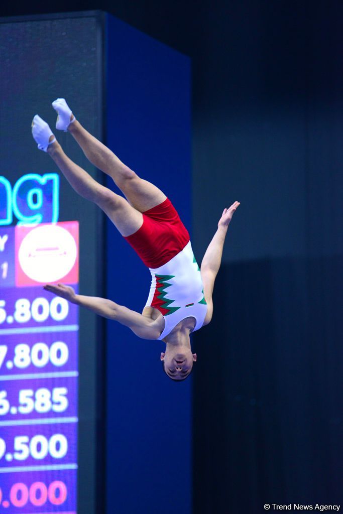 Bakıda batut gimnastikası və tamblinq üzrə Dünya Kubokundan ən maraqlı anlar (FOTO)