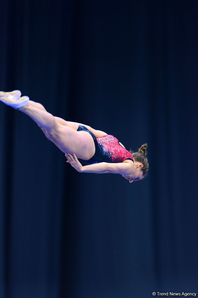 Bakıda batut gimnastikası və tamblinq üzrə Dünya Kubokundan ən maraqlı anlar (FOTO)