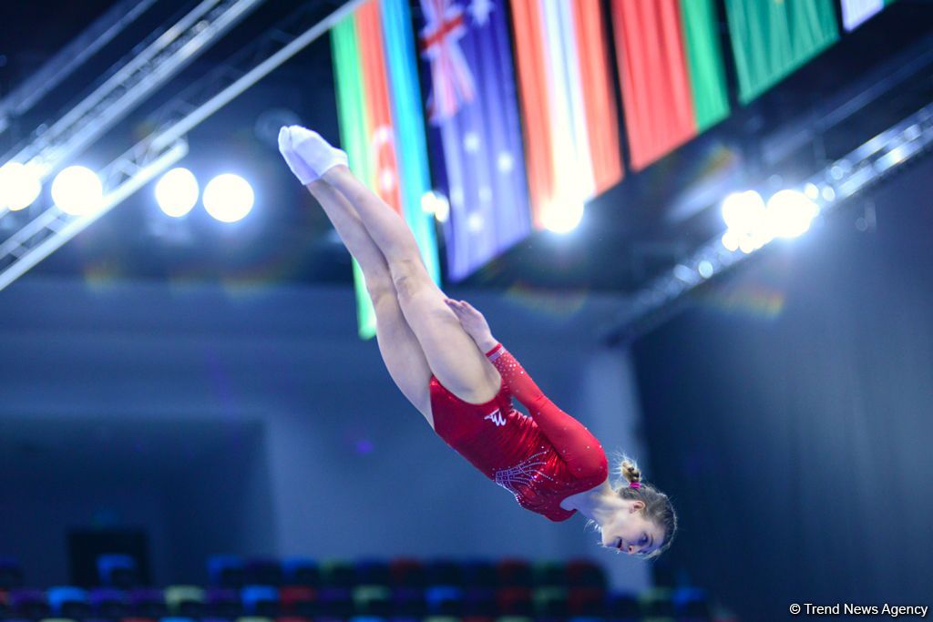 Bakıda batut gimnastikası və tamblinq üzrə Dünya Kubokundan ən maraqlı anlar (FOTO)