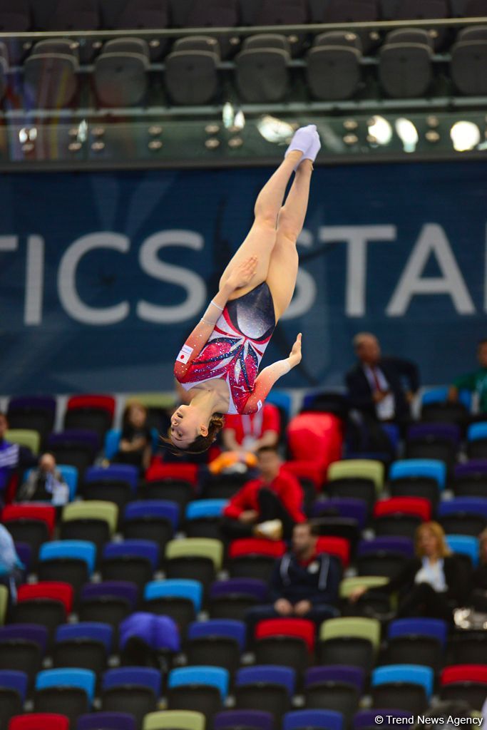 Bakıda batut gimnastikası və tamblinq üzrə Dünya Kubokundan ən maraqlı anlar (FOTO)