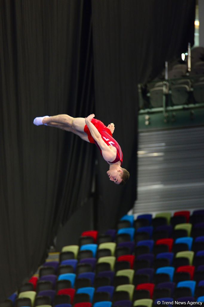 Bakıda batut gimnastikası və tamblinq üzrə Dünya Kubokundan ən maraqlı anlar (FOTO)